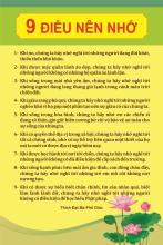 Chín điều nên nhớ trong cuộc sống