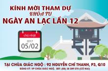 THƯ MỜI THAM DỰ KHÓA TU NGÀY AN LẠC LẦN 12