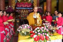 Tổ đình Vạn Thọ, chùa Báo Ân tổ chức lễ tắm Phật