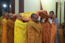 Lễ nhập kim quan HT.Thích Chí Mãn