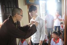Thái Bình: Tân sinh viên về chùa Từ Xuyên học Phật pháp