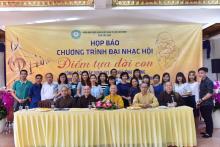 Họp báo chương trình đại nhạc hội “ Điểm tựa đời con” 2017