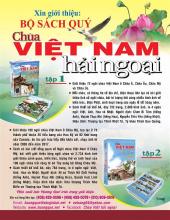 Giới thiệu bộ sách quý: Chùa Việt Nam Hải Ngoại Tập 1 & 2
