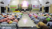 Nghệ An: Chùa Viên Quang tổ chức khóa Tĩnh tu và nghe giảng pháp
