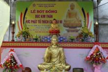 Chùa Tân Thành rót đồng đúc tượng Bổn Sư