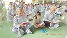 Chùa Linh Sơn Pháp Ấn tổ chức khóa tu niệm Phật