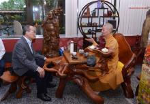 Bí thư Thành ủy Nguyễn Thiện Nhân thăm HT. Thích Trí Quảng