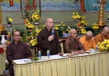 Ban Thường trực BTS Phật giáo TP. HCM thăm, làm việc tại Q.1