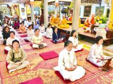 TP Hồ Chí Minh: Đạo tràng tu tập chùa Phổ Minh - Ủng hộ bão lụt miền Trung và hưởng ứng quỹ vì người nghèo