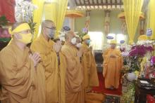 Đồng Tháp: Cung thỉnh Linh mô cố HT. Thích Thiện Huệ thăm Trường TCPH Đồng Tháp