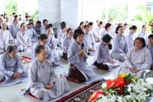 BR-VT: Gần 200 Phật tử dự khóa tu tại tu viện Tuệ Giác