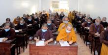 TP Hồ Chí Minh: Tăng Ni sinh Trung cấp khóa XI - XII Thi học kì I - II, năm IV