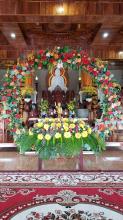Trang nghiêm lễ tắm Phật tại chùa Hưng Long