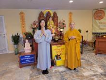 Trúng giải 1 thi viết văn xong: thăm Chùa Hương Sen, quy y