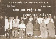 HCM CITY: Hòa thượng Thích Bửu Chánh, trình bày tham luận “TRƯỞNG LÃO HÒA THƯỢNG TIẾN SĨ THÍCH MINH CHÂU DỊCH GIẢ KINH TẠNG PĀḶI CÓ THẨM QUYỀN”